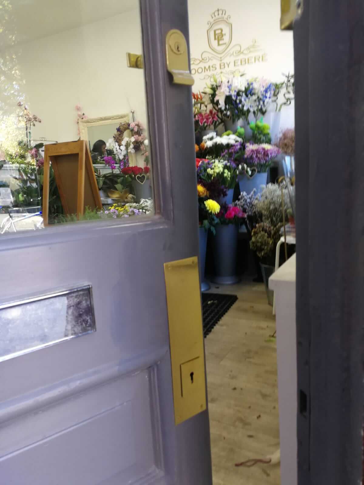 Emergency flower shop break-in