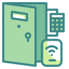 Security-digital-door-lock-icon