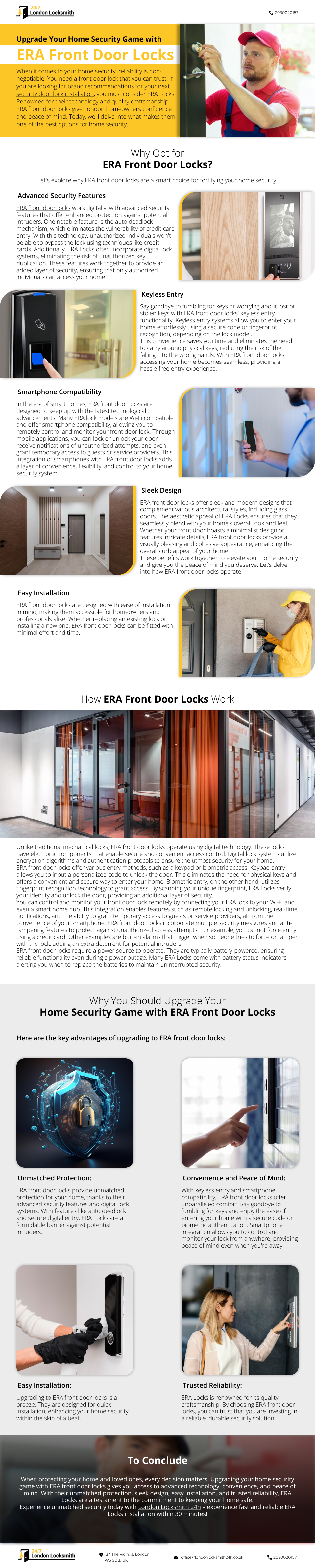 Upgrade Your Home Security Game with ERA Front Door Locks-Infographic